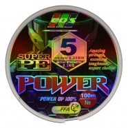 Плетений шнур для риболовлі, EOS Power Super PE, 100м, перетин 0,20мм